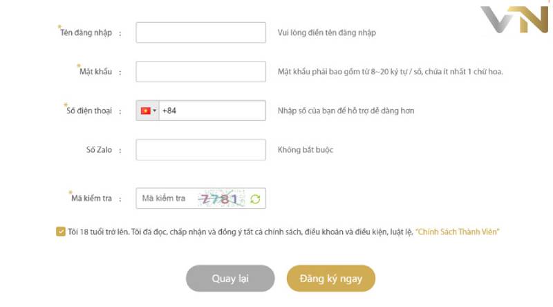 VN138 Tặng 138.000 VNĐ Khi Đăng Ký - Ưu Đãi Miễn Phí 4 Hướng Dẫn Nhận 138.000 VNĐ Miễn Phí Tại VN138